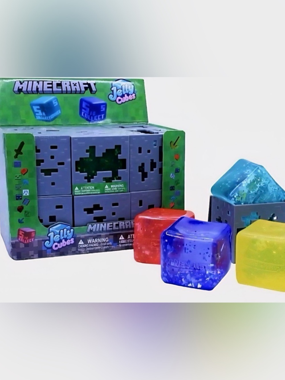 Jelly Cubes Minecraft Jelly Cube fidget toy- color picked random - Picture 3 of 4